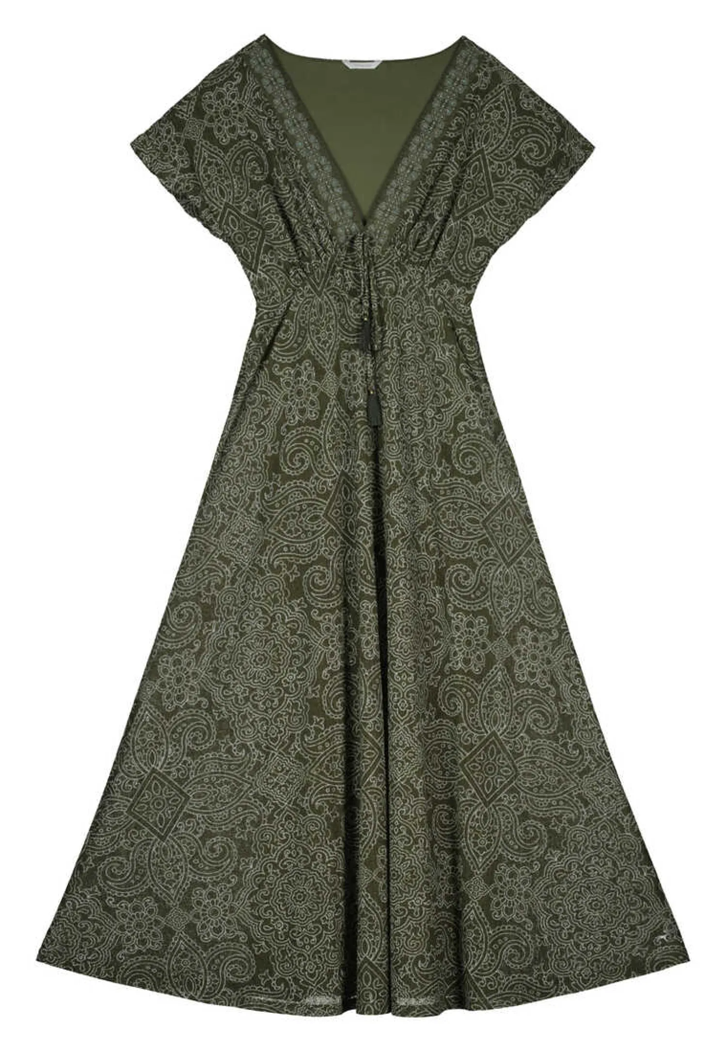 Springfield Vestidos E Macacoes-Vestido Midi Estampado