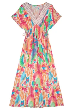 Springfield Vestidos E Macacoes-Vestido Midi Estampado Lacos