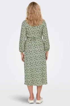 JDY Vestidos E Macacoes-Vestido Midi Flores