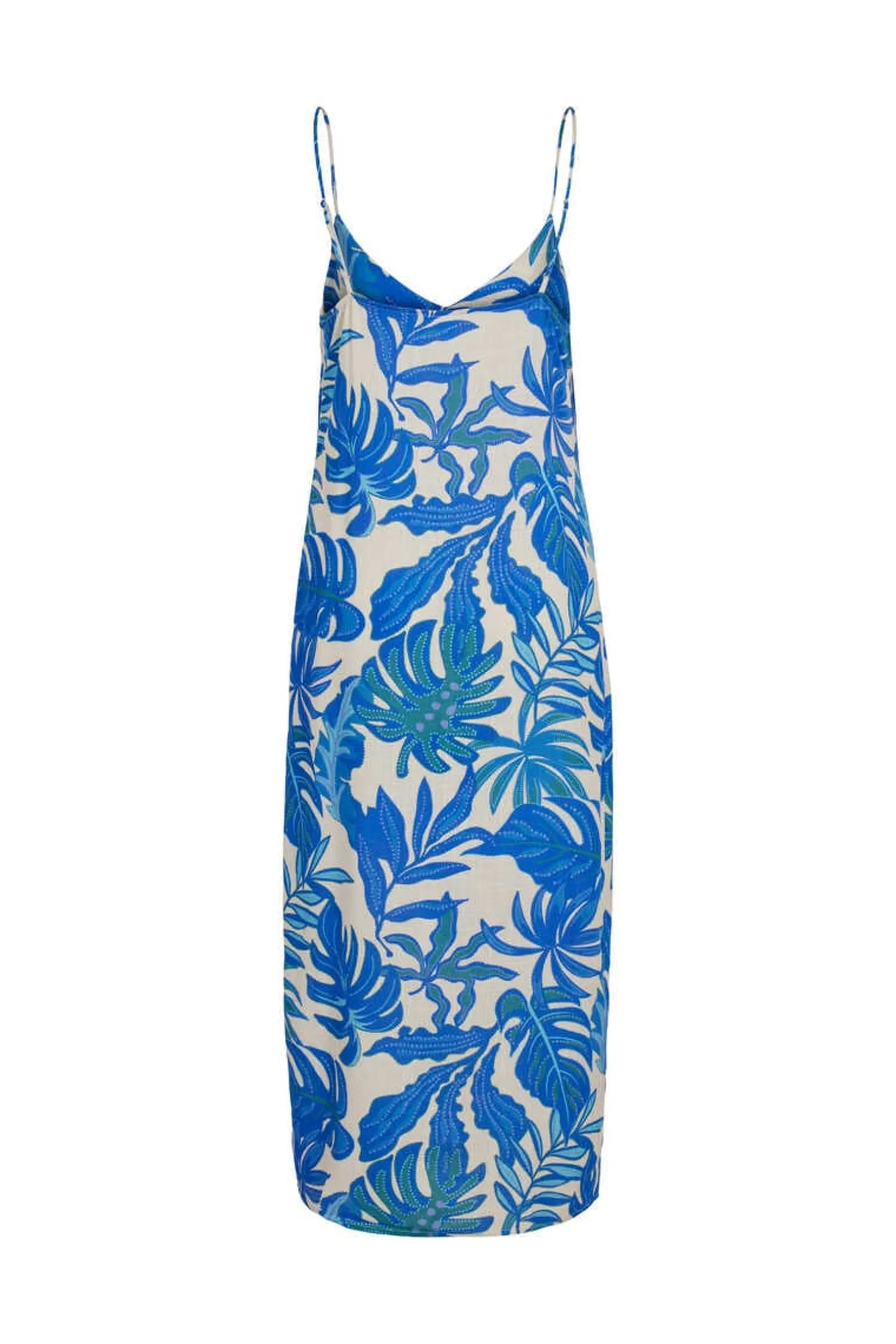 Vila Vestidos E Macacoes-Vestido Midi Linho