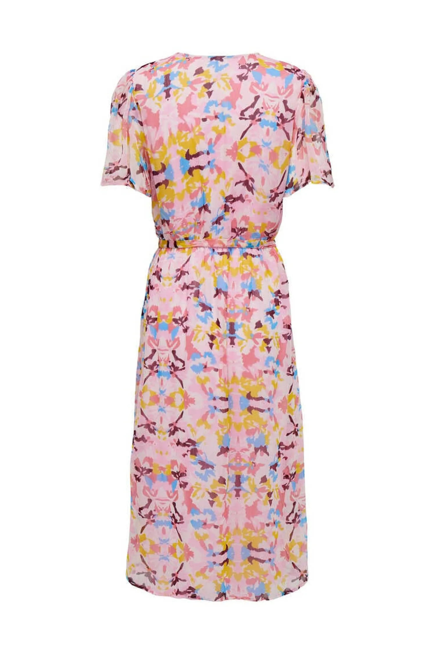 JDY Vestidos E Macacoes-Vestido Midi Manga Curta