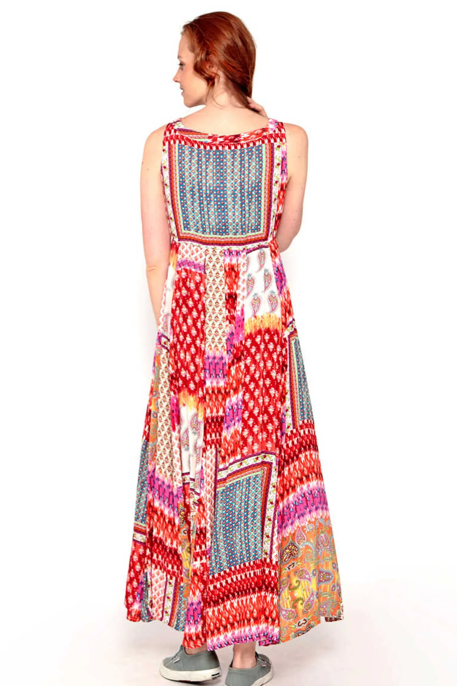 Brave Soul Vestidos E Macacoes-Vestido Sem Mangas Com Print