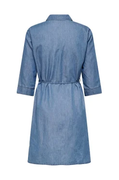 Only Vestidos E Macacoes-Vestido Tencel Meia Manga