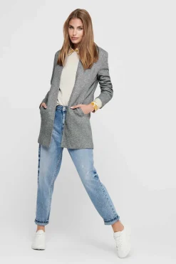 Only Sobretudos E Parkas-Woolen Cloth Coat With High Collar